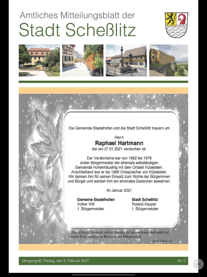 Scheßlitzer Anzeiger