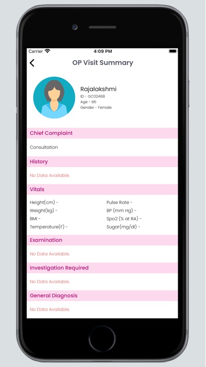 Geri Care Patient App