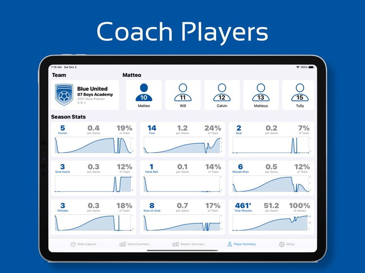 Game Stats - Soccer screenshot-3