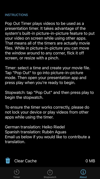 Pop Out Timer & Stopwatch screenshot-3