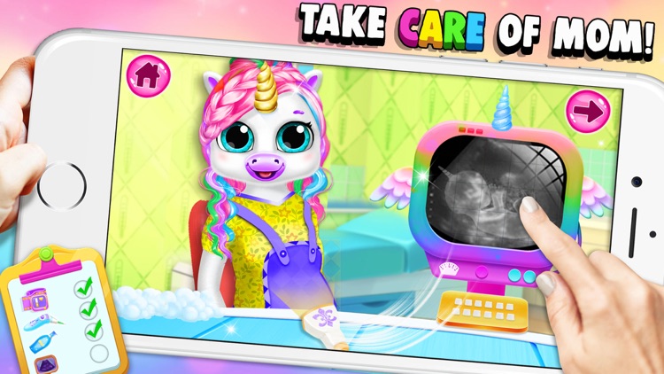 Unicorn Games: Mom Baby Care