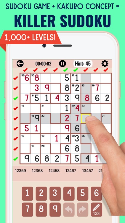 Killer Sudoku + by James Gibbs