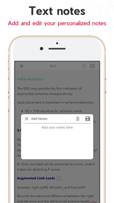 How to cancel & delete ECG Notes: Quick look-up ref. from iphone & ipad 3