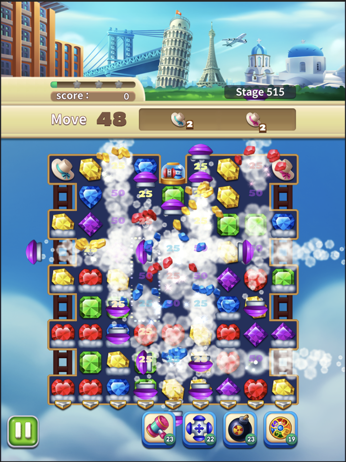 Jewels World Match 3 Puzzle