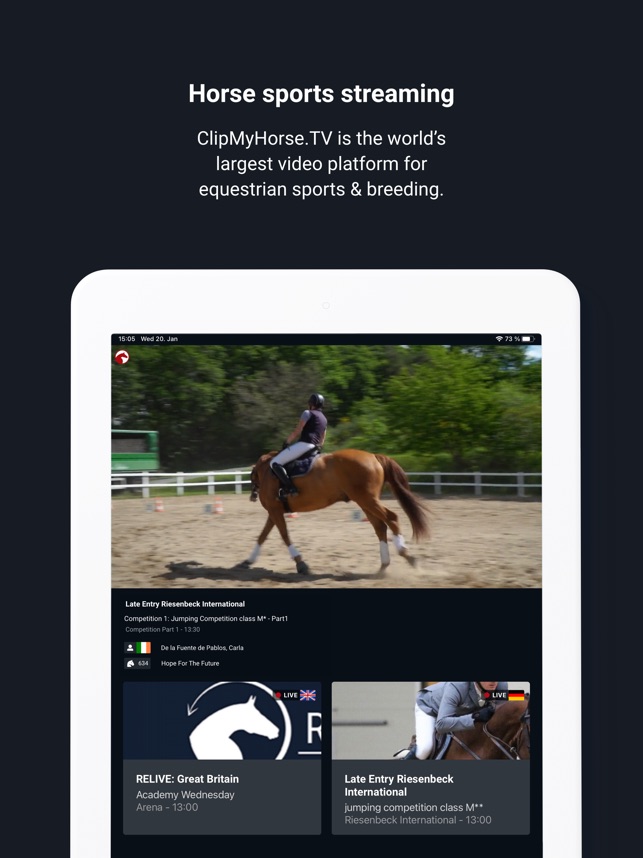 Clipmyhorse Tv Fei Tv On The App Store