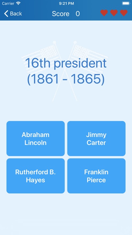 Presidents of the USA - quiz screenshot-3