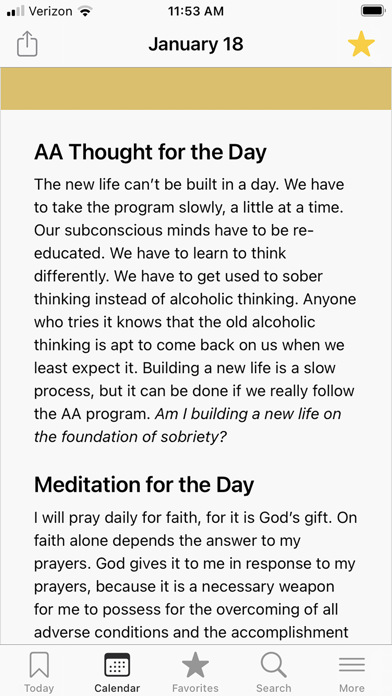 Twenty-Four Hours a Day: Classic Meditations for People in Recovery Screenshot 1