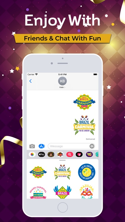 Brazil Carnival Stickers screenshot-3