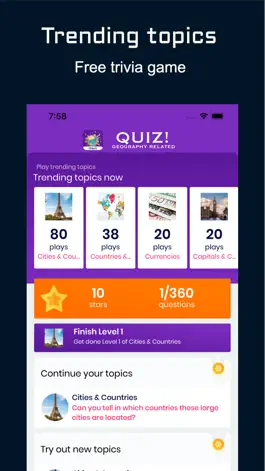 Game screenshot 10Quiz: Geography Quiz Game mod apk