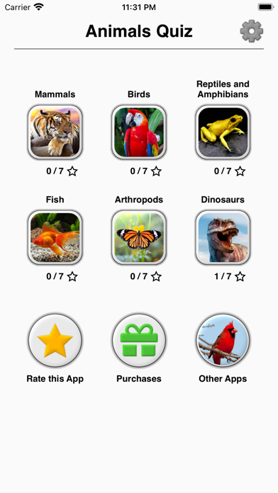 Animals Quiz - Mammals in Zoo screenshot 3