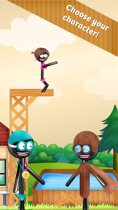 How to cancel & delete Stickman High Diving - Touch, Jump & Flip! from iphone & ipad 2
