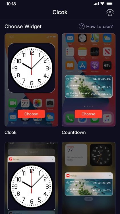 Vpings Widget-Clock &Countdown