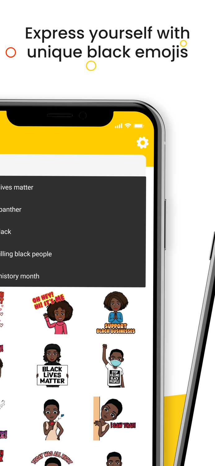 AfroMoji Black Emoji Stickers