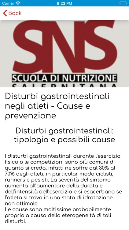 Scuola Nutrizione Salernitana