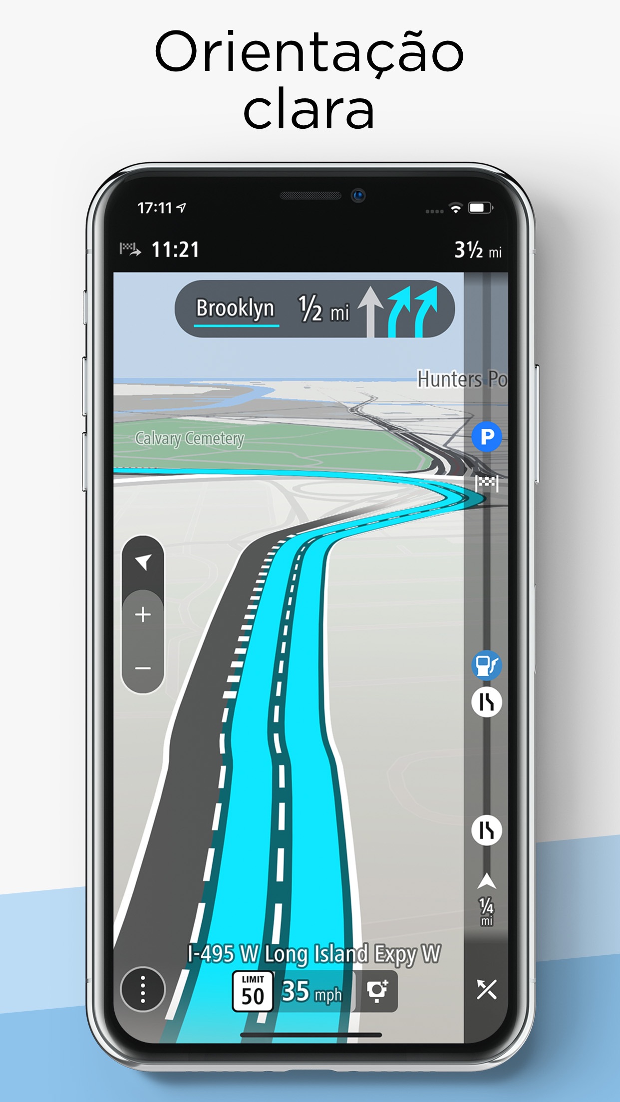 Screenshot do app TomTom GO Navigation