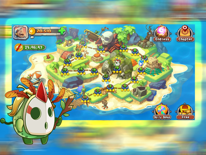 Solitaire Tripeaks Island