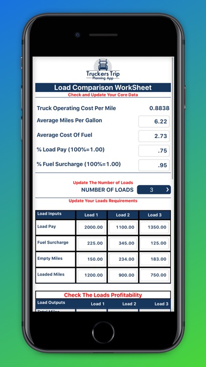 Load Comparison App screenshot-3