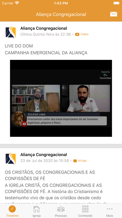 Aliança Congregacional screenshot 3