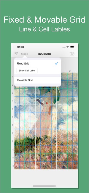 app to put a grid on pictures