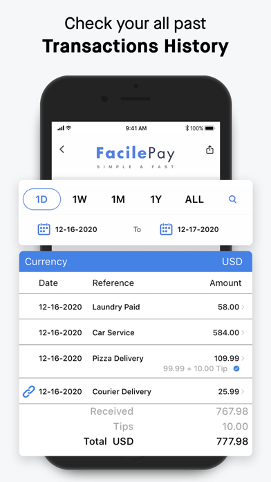 FacilePay for Stripe Payments screenshot 3