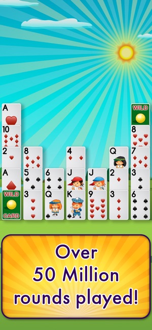 Golf solitaire card game