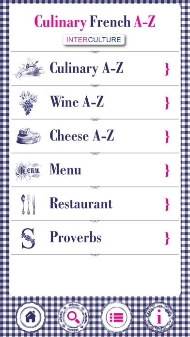 How to cancel & delete Culinary French A-Z from iphone & ipad 1