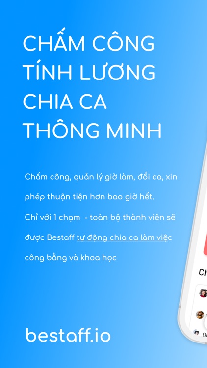 Bestaff: Chấm công chia ca