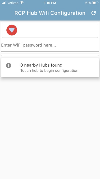 RCP Hub WiFi Configuration