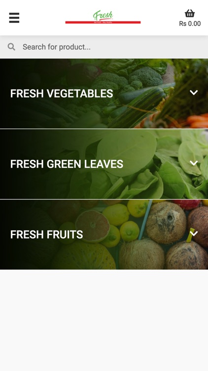 Fresh Fruits & Vegetables