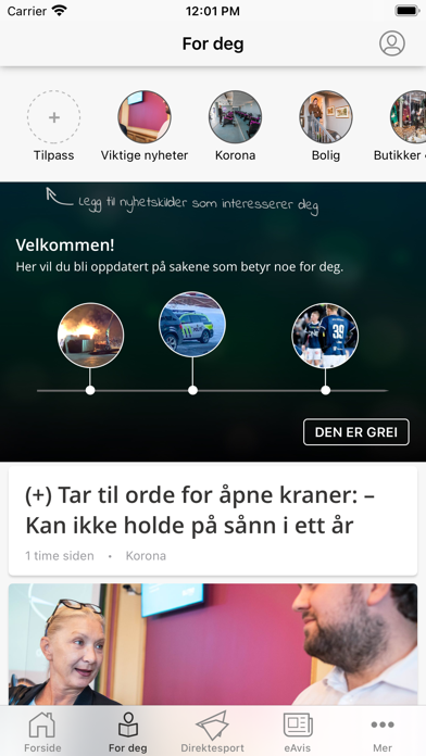 Sandnesposten screenshot 4