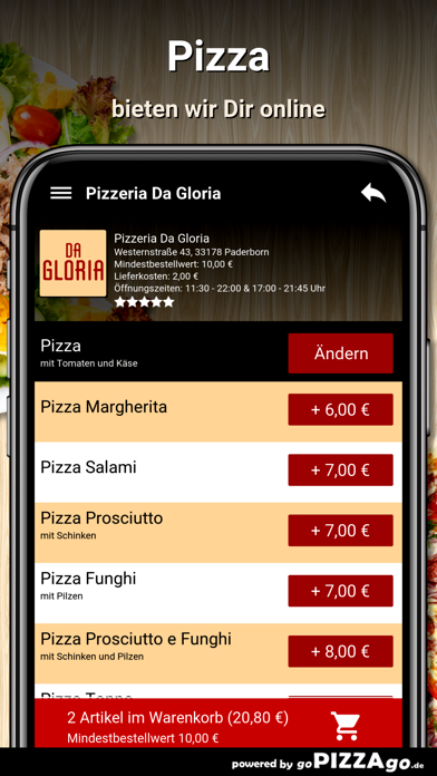 Pizzeria Da Gloria Paderborn screenshot 5