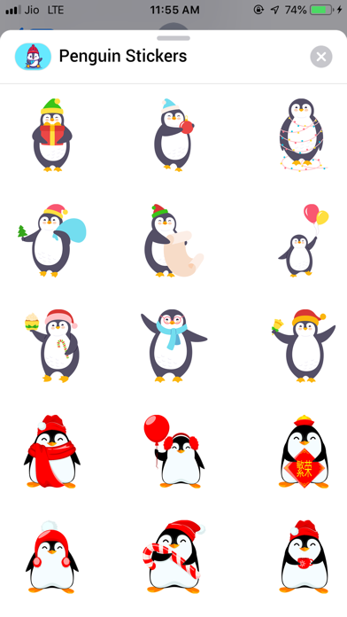 How to cancel & delete Penguin Stickers for iMessage from iphone & ipad 2