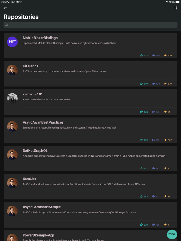 GitTrends: GitHub Insights screenshot 2