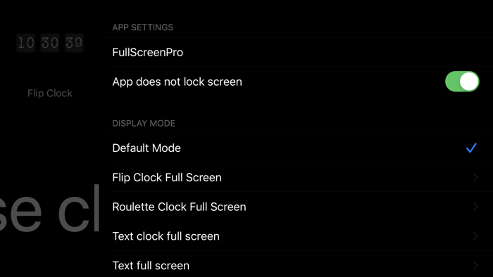Full screen Lite - minimalism
