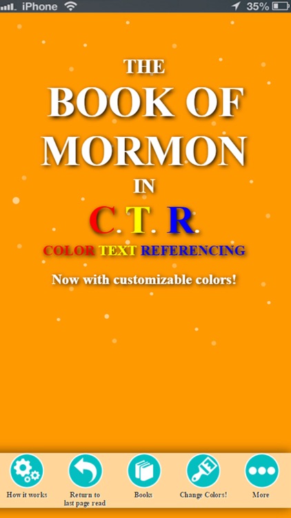 The Book of Mormon in C.T.R.