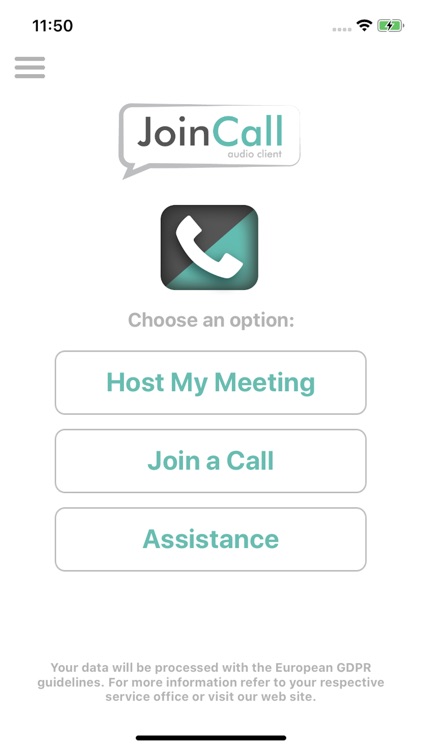 JoinCall Audio Client