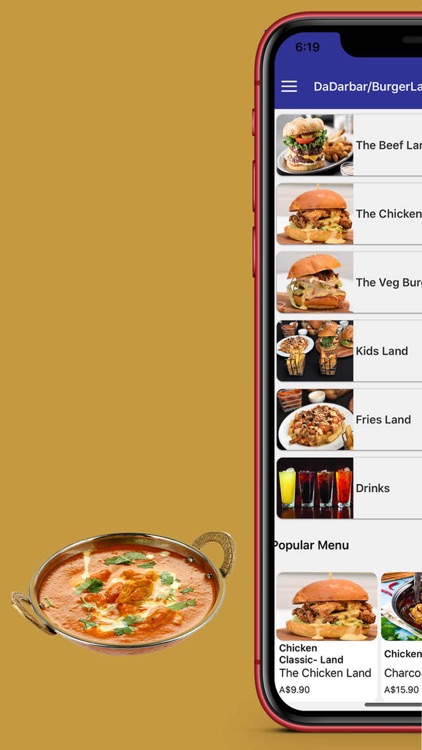 DaDarbar|BurgerLand Restaurant screenshot-4