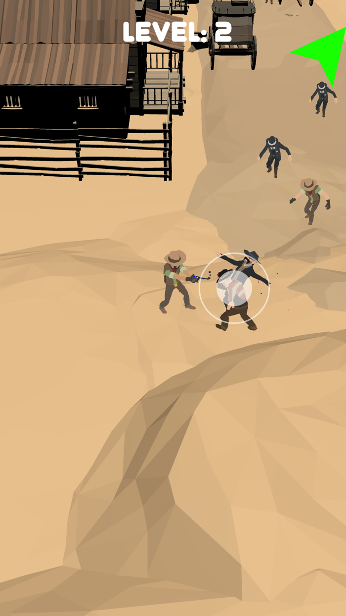 cowboy in the western area