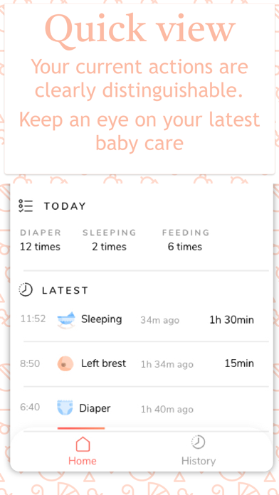 Bambino - Baby care tracker screenshot 3