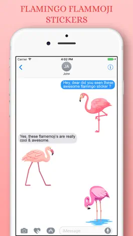 Game screenshot Flamingo FlamMoji Stickers hack