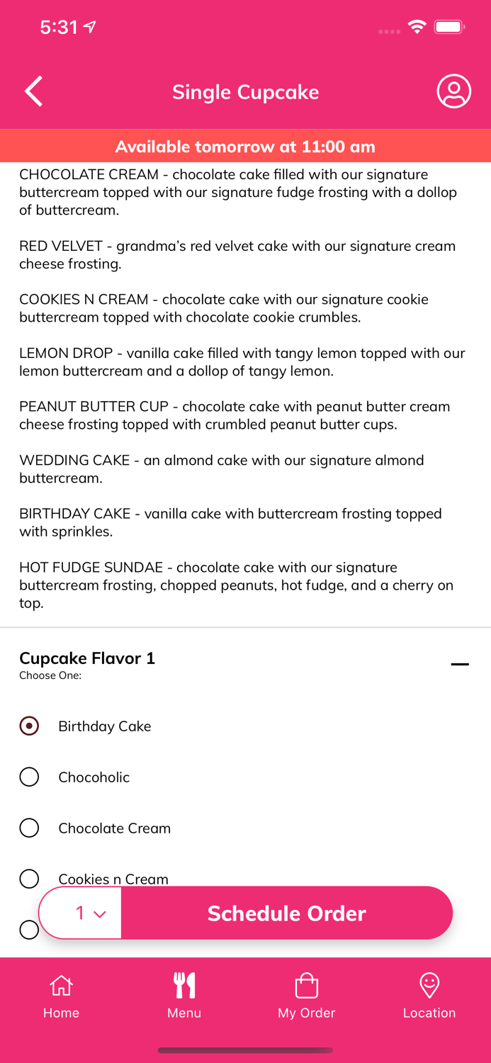 Smallcakes Cupcakery and Cream