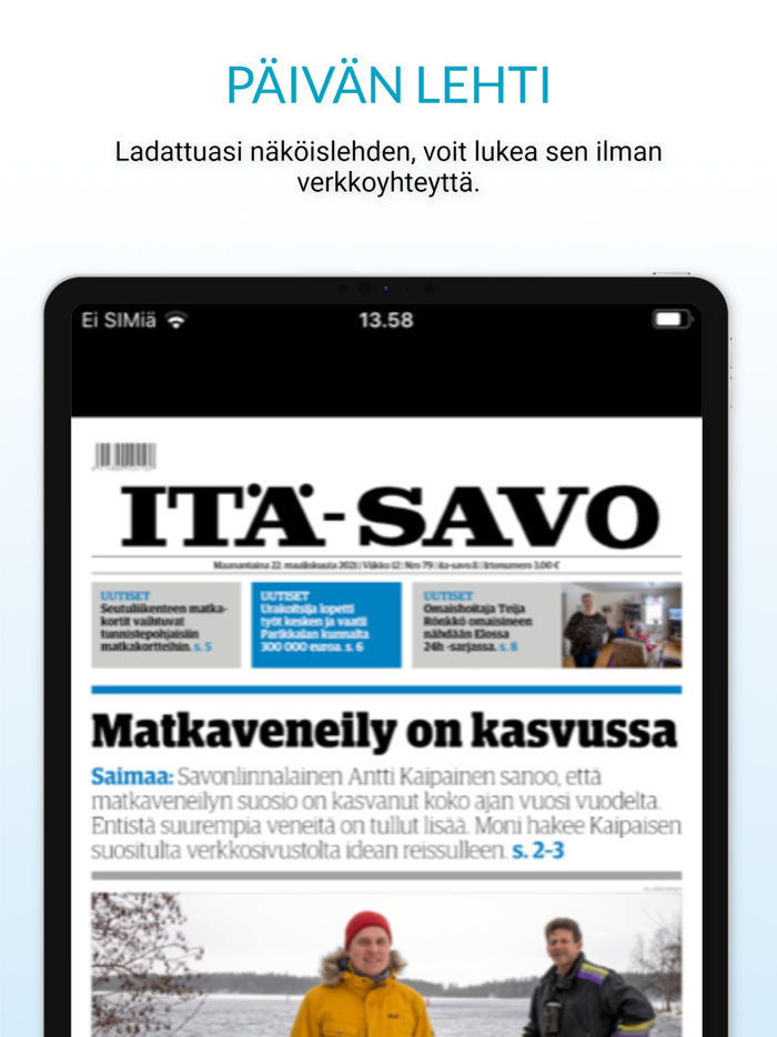 Itä-Savo, päivän lehti