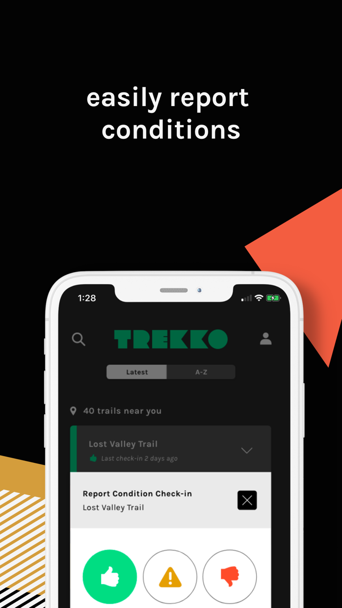 Trekko check in, trek out