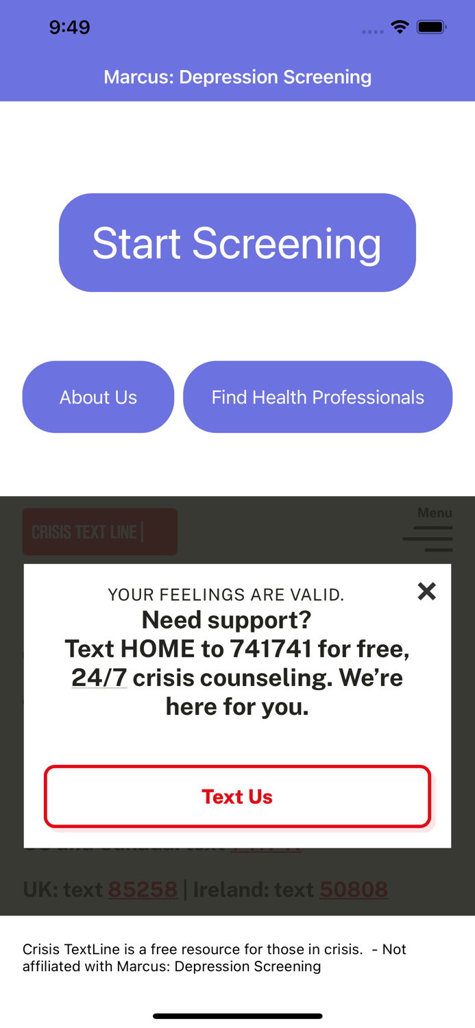 Marcus Depression Screening