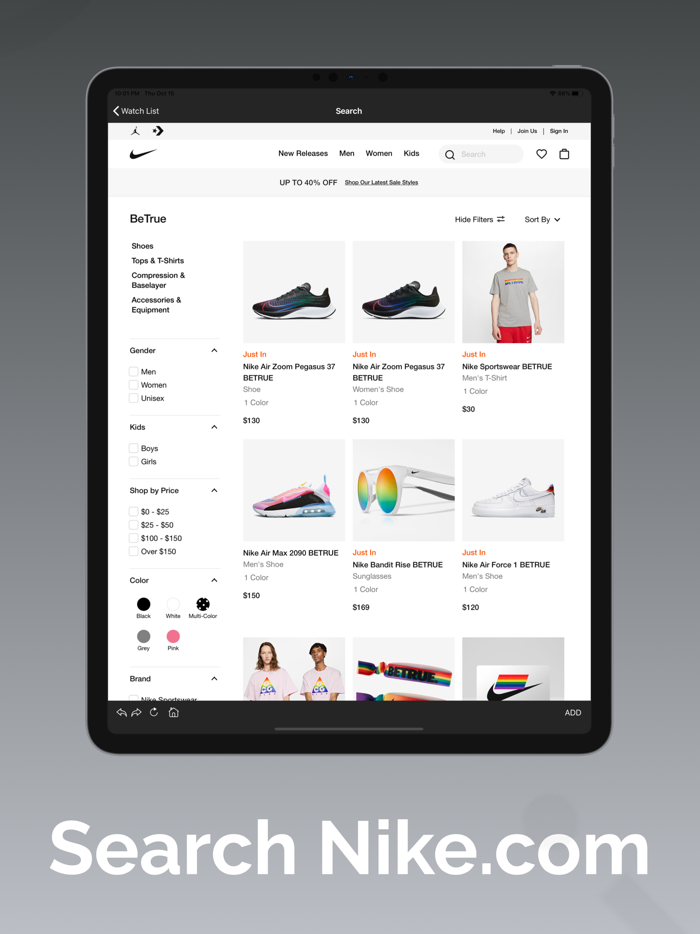 Price Tracker for Nike