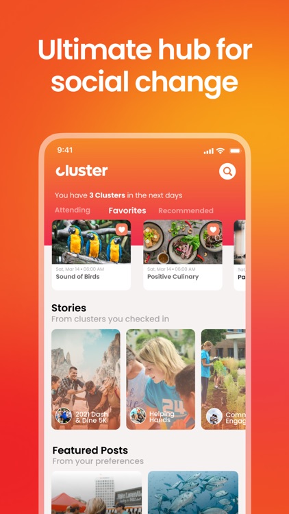 CLUSTER Social Impact Platform screenshot-4