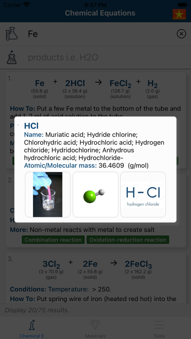Chemical Equation Pro screenshot 2
