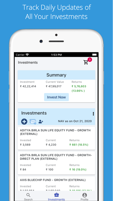 WealthBucket - Mutual Fund App screenshot 4