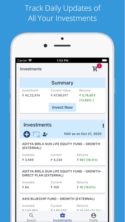 WealthBucket - Mutual Fund App screenshot-3