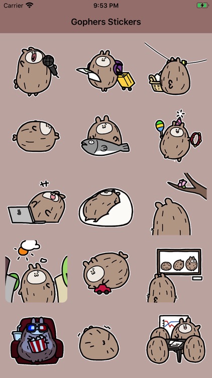 Gophers Stickers